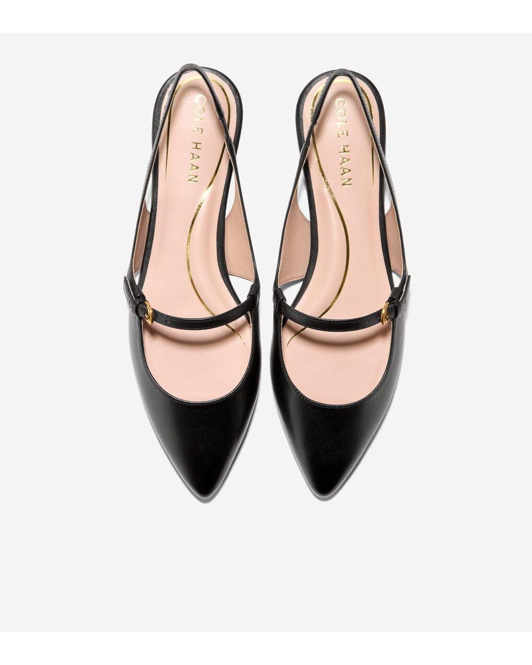 Cole Haan Women s Anya Slingback Flats in Black Lyst