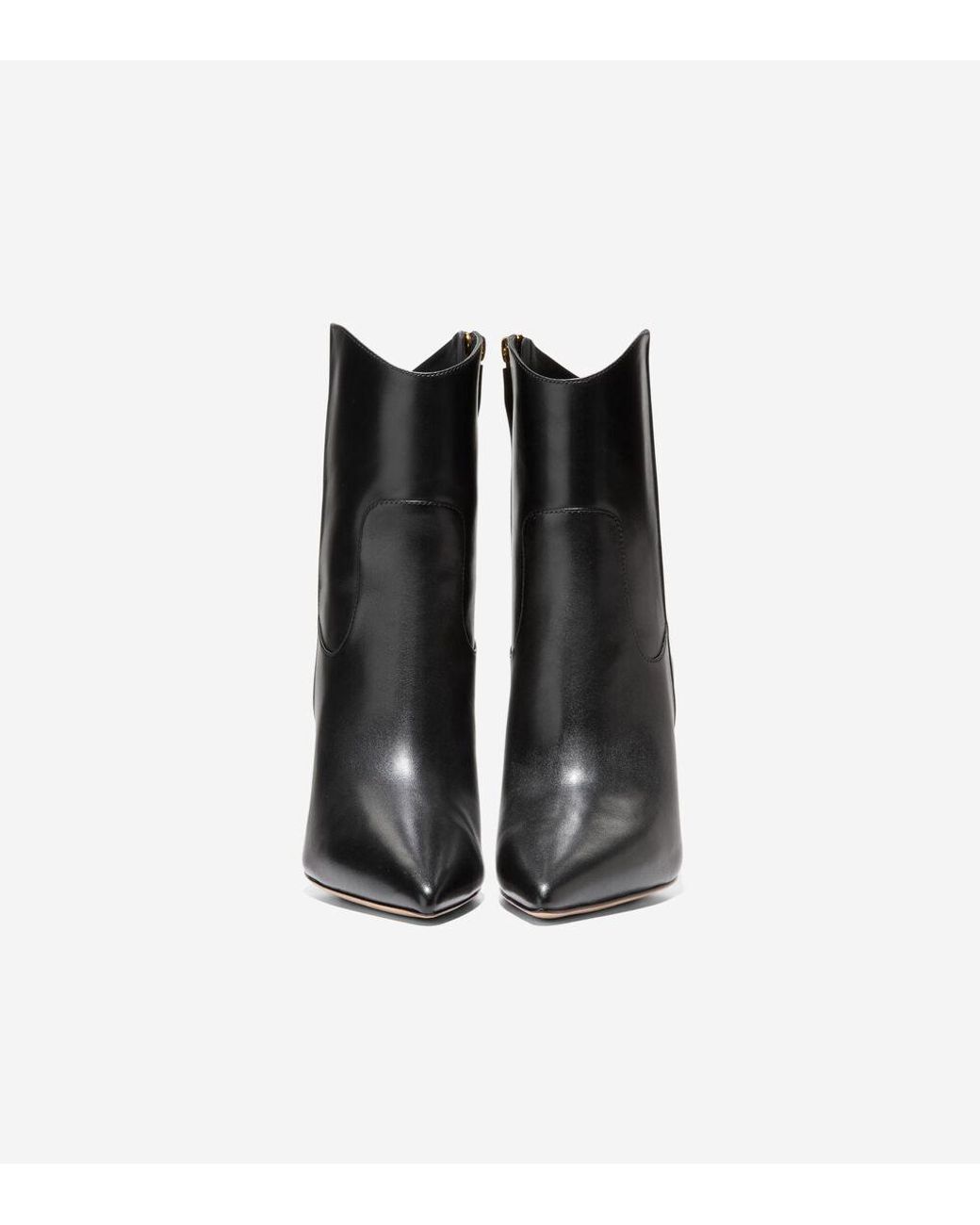 Cole Haan Women's Mackenna Western Stiletto Boots in Black