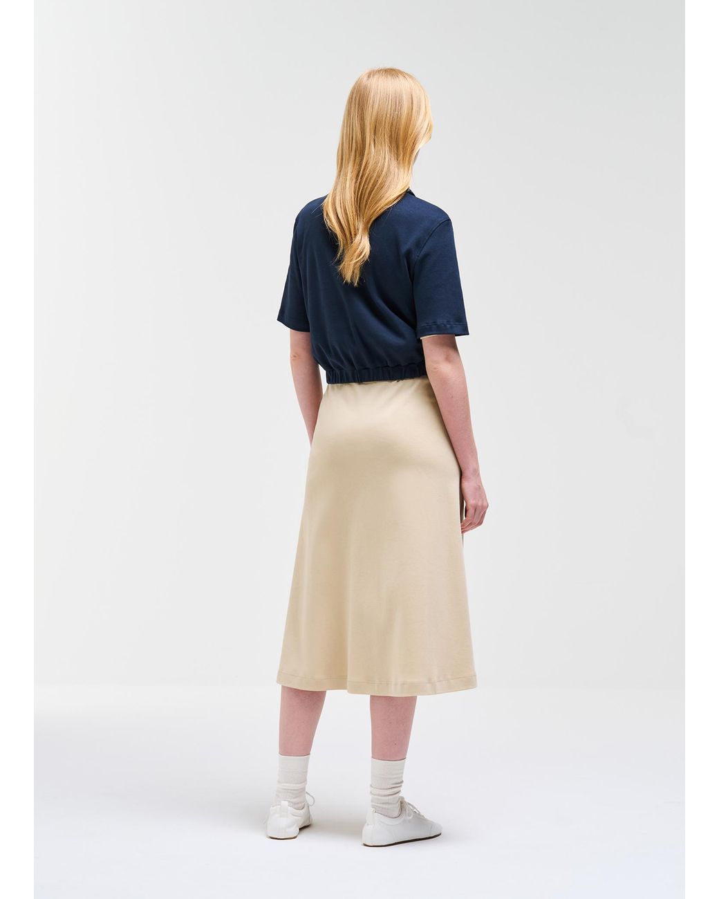 Polo Cropped di Colmar in Blue