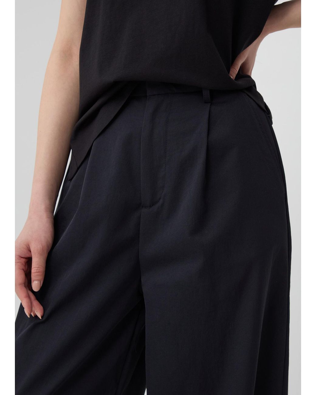 Pantaloni Palazzo Con Pinces Easy Care, Colore, Taglia di Colmar in Blue