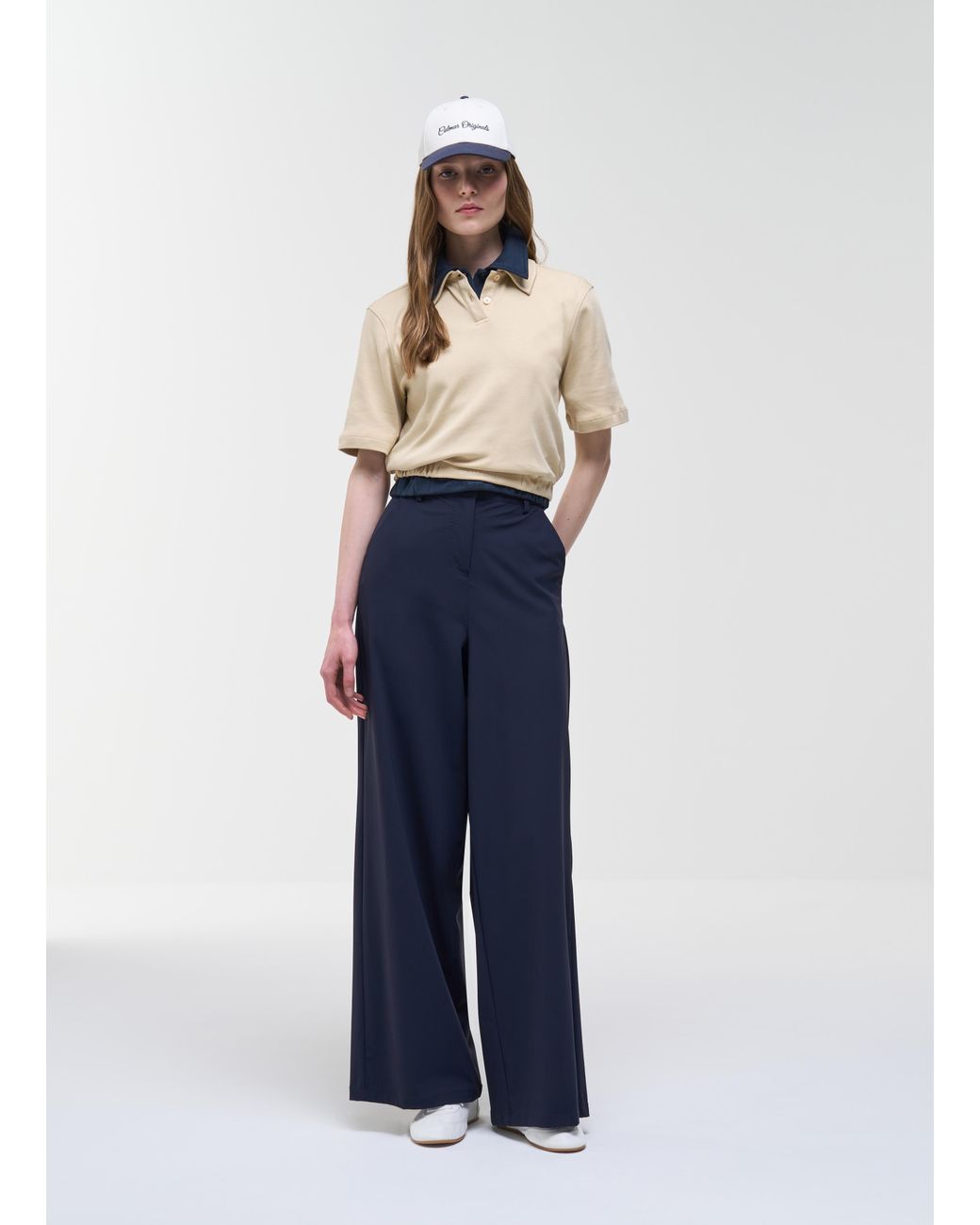 Pantaloni A Palazzo Easy Care, Colore, Taglia di Colmar in Blue
