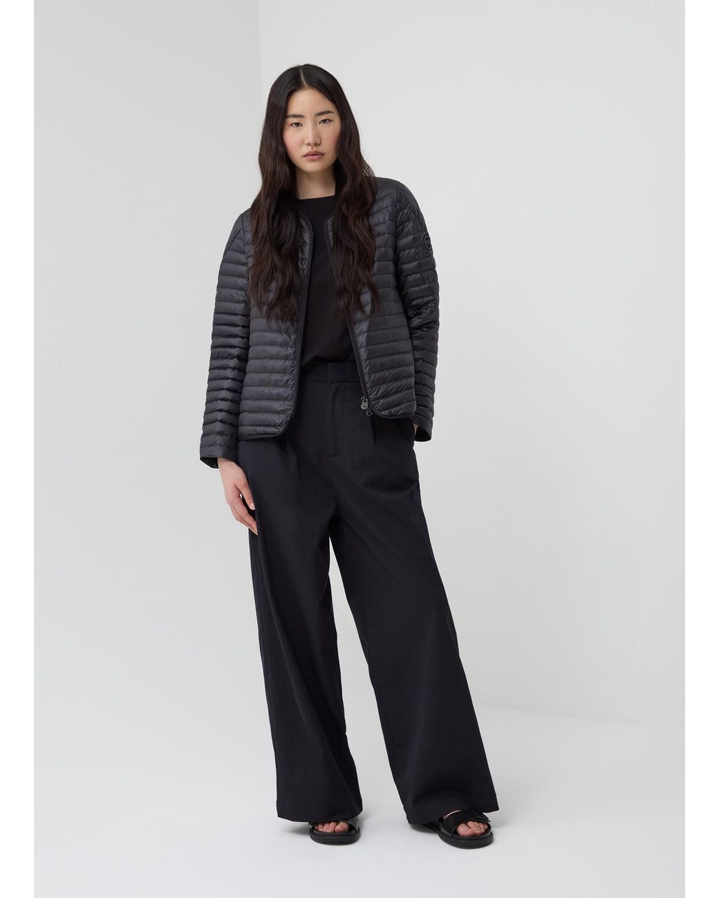 Pantaloni Palazzo Con Pinces Easy Care, Colore, Taglia di Colmar in Blue
