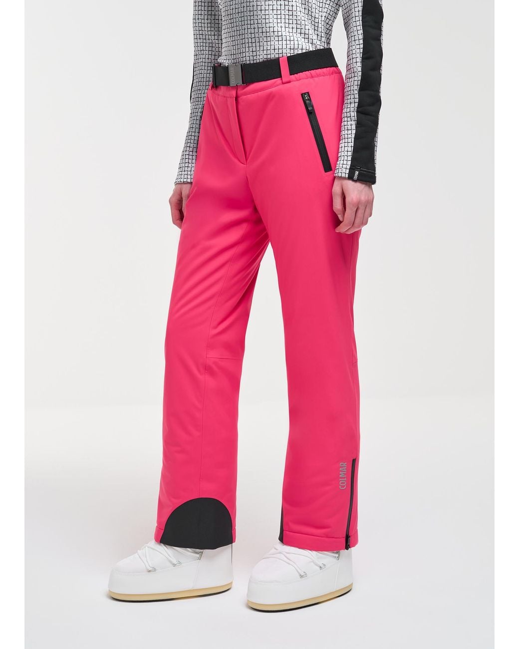 Pantaloni Da Sci Imbottiti Prize, Colore Disco, Taglia di Colmar in Pink