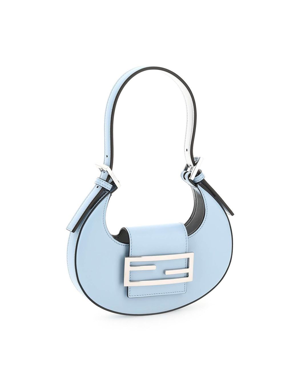 Fendi Leather Cookie Mini Bag in Blue | Lyst