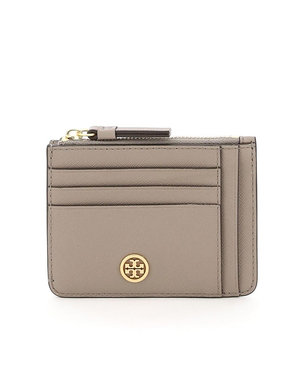 Tory Burch Leather Robinson Card Holder Pouch - Lyst