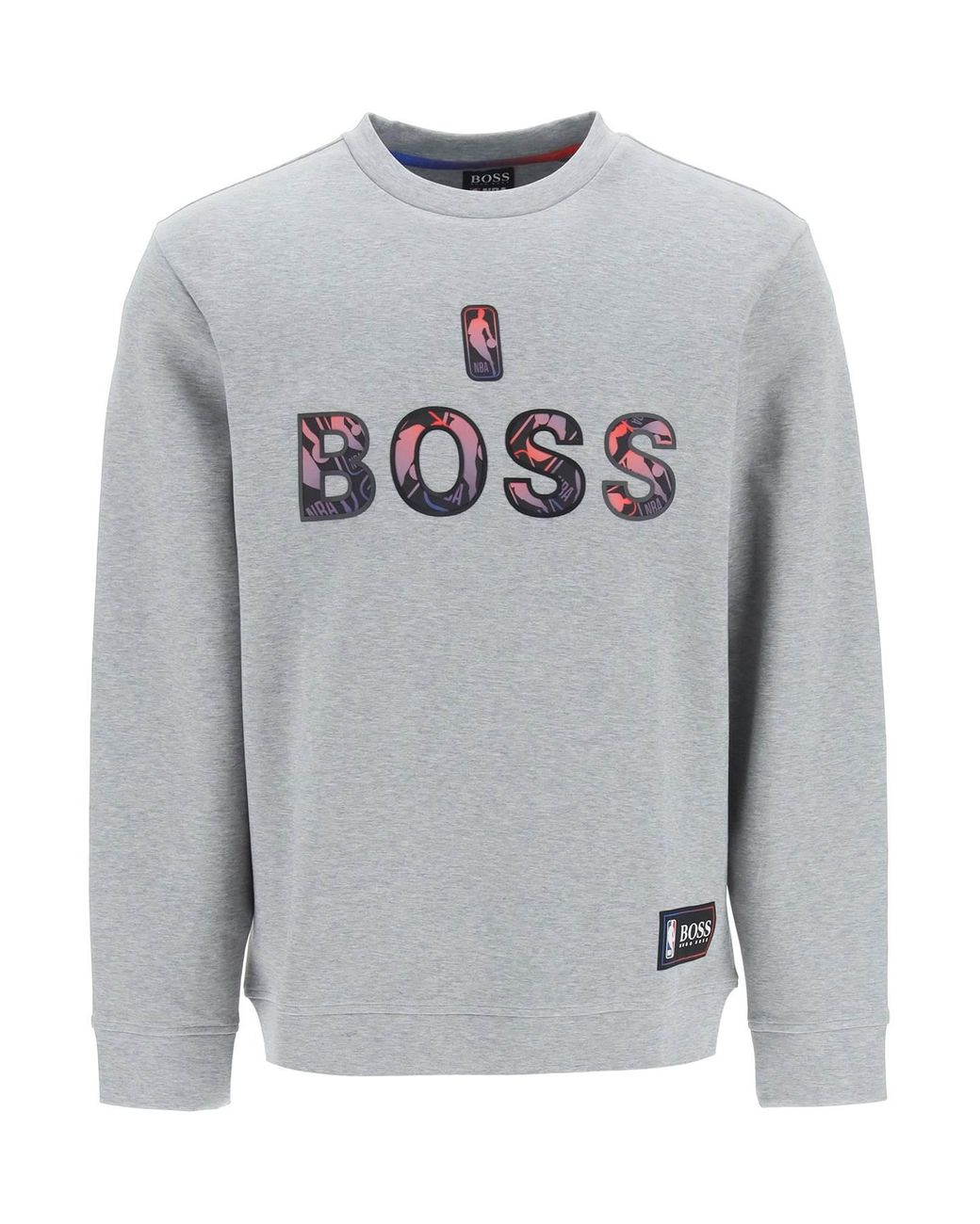 BOSS Zone NBA Sweatshirt Grey