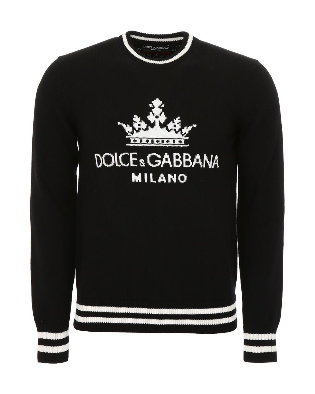Dolce & Gabbana Dg Milano Pullover in Black for Men | Lyst UK