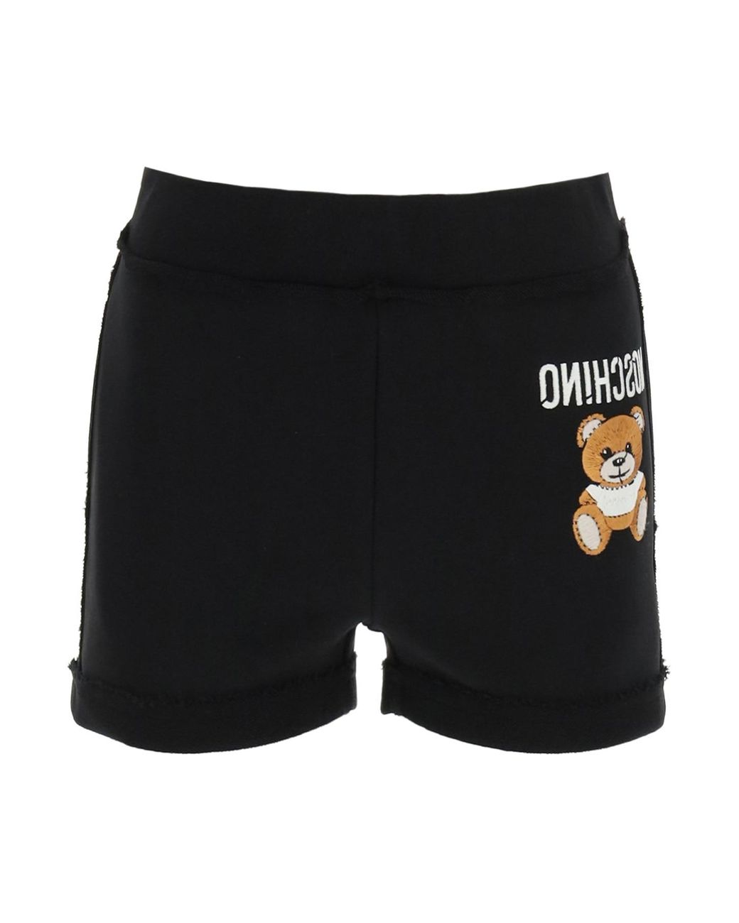Moschino Cotton Inside Out Teddy Bear Shorts in Black - Save 34 