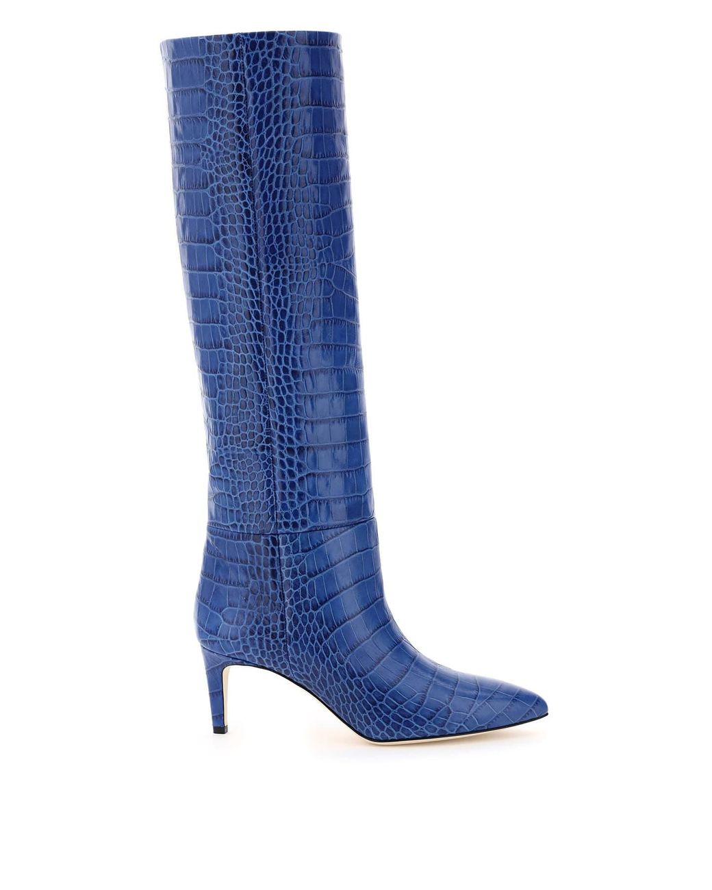 paris texas blue croc boots