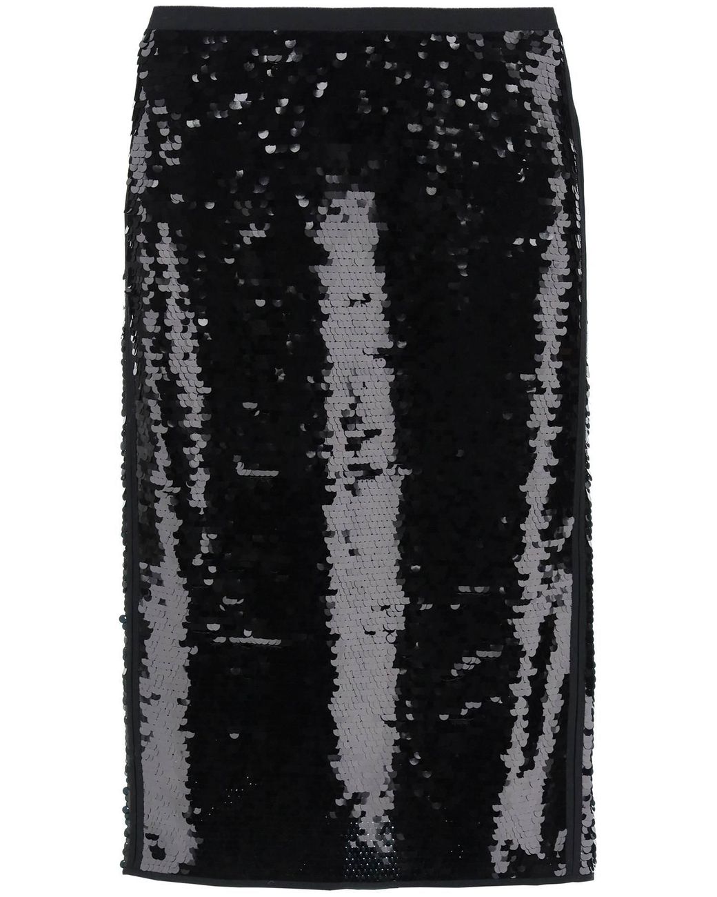 Weekend by Maxmara 'murano' Sequined Pencil Skirt in Black | Lyst