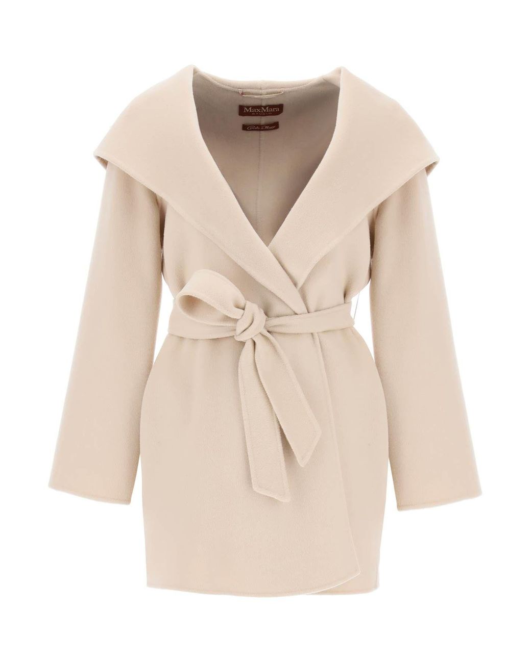 Max Mara Studio Wool And Cashmere Hooded Vest 2526356012600 001