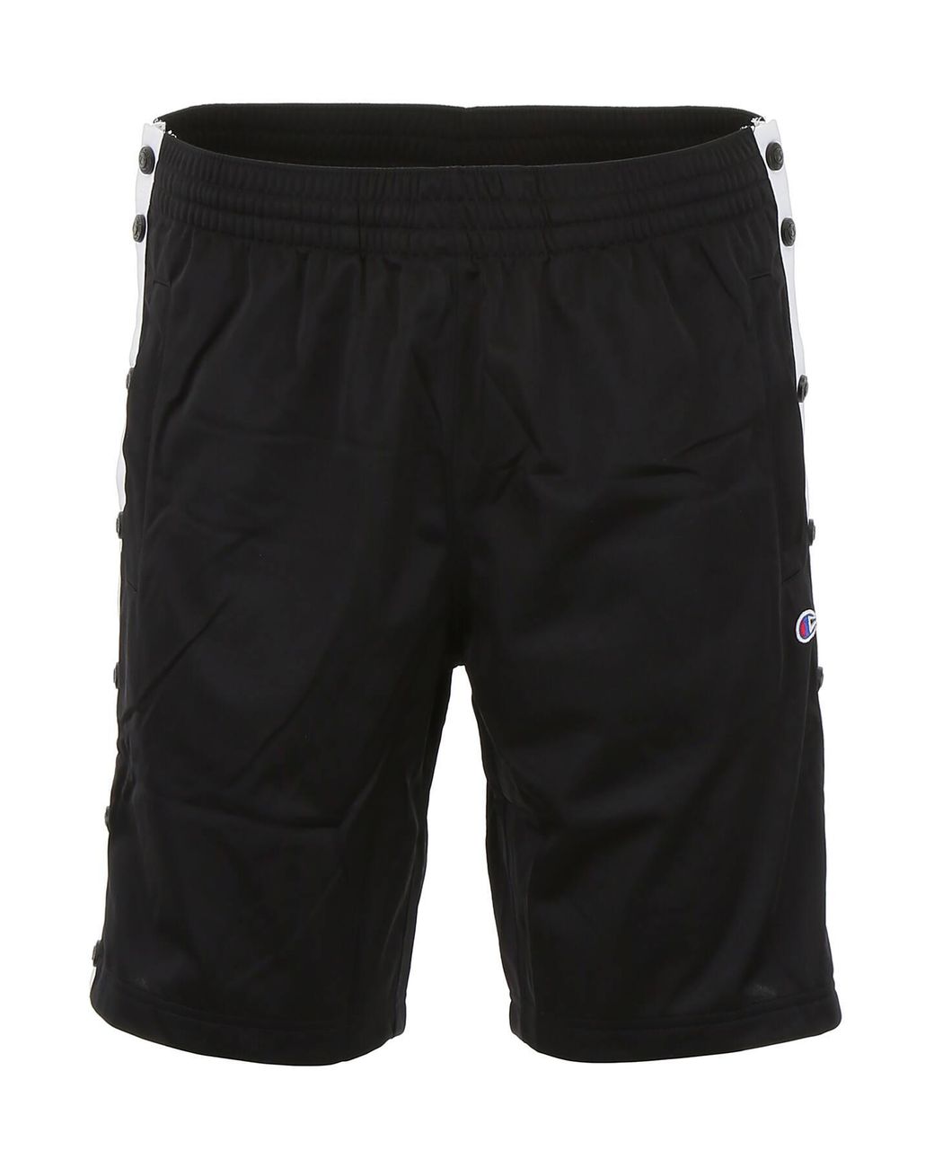 Champion Shorts With Side Buttons in Black for Men Lyst