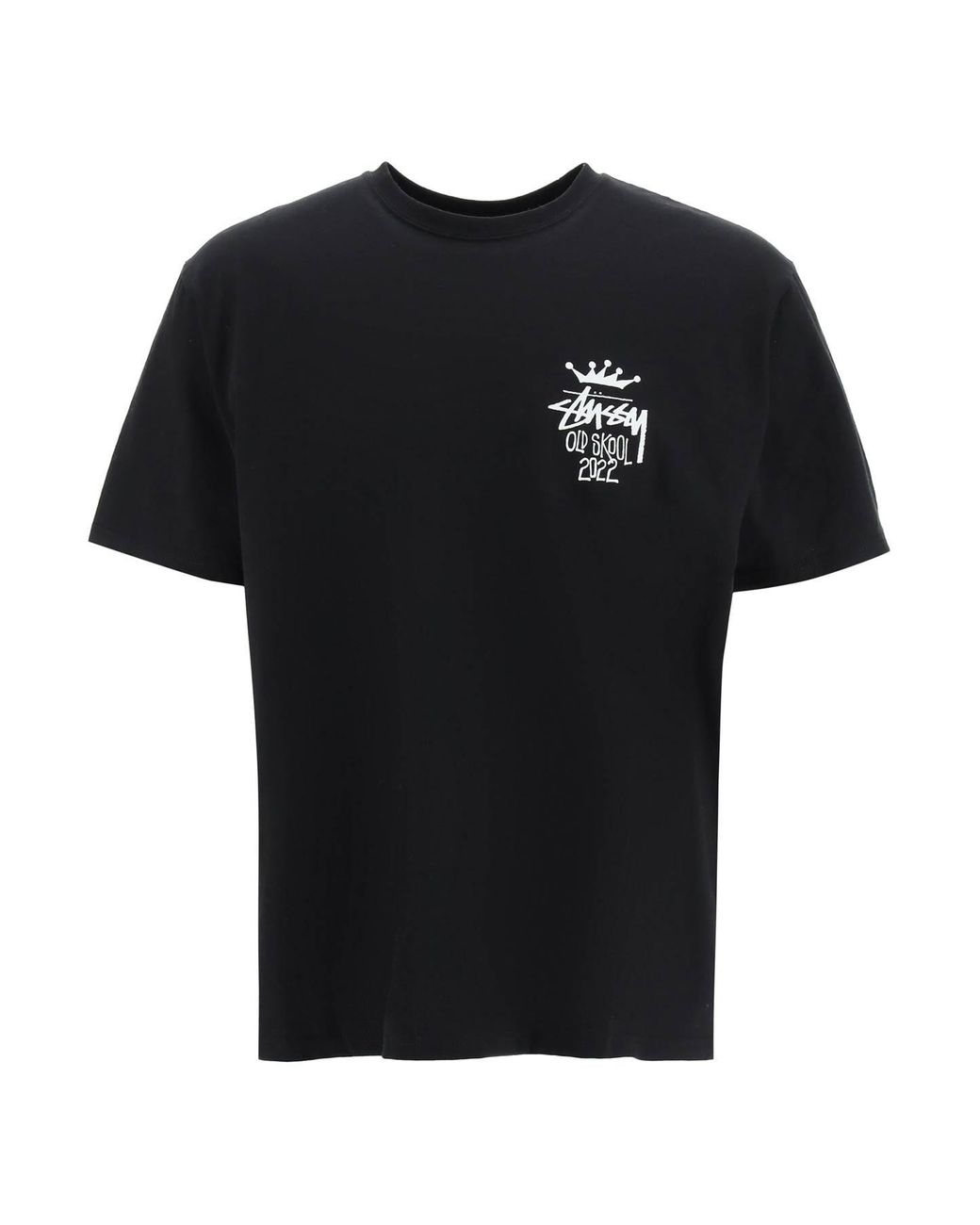 Stussy Old Skool 2022 T-shirt in Black for Men | Lyst