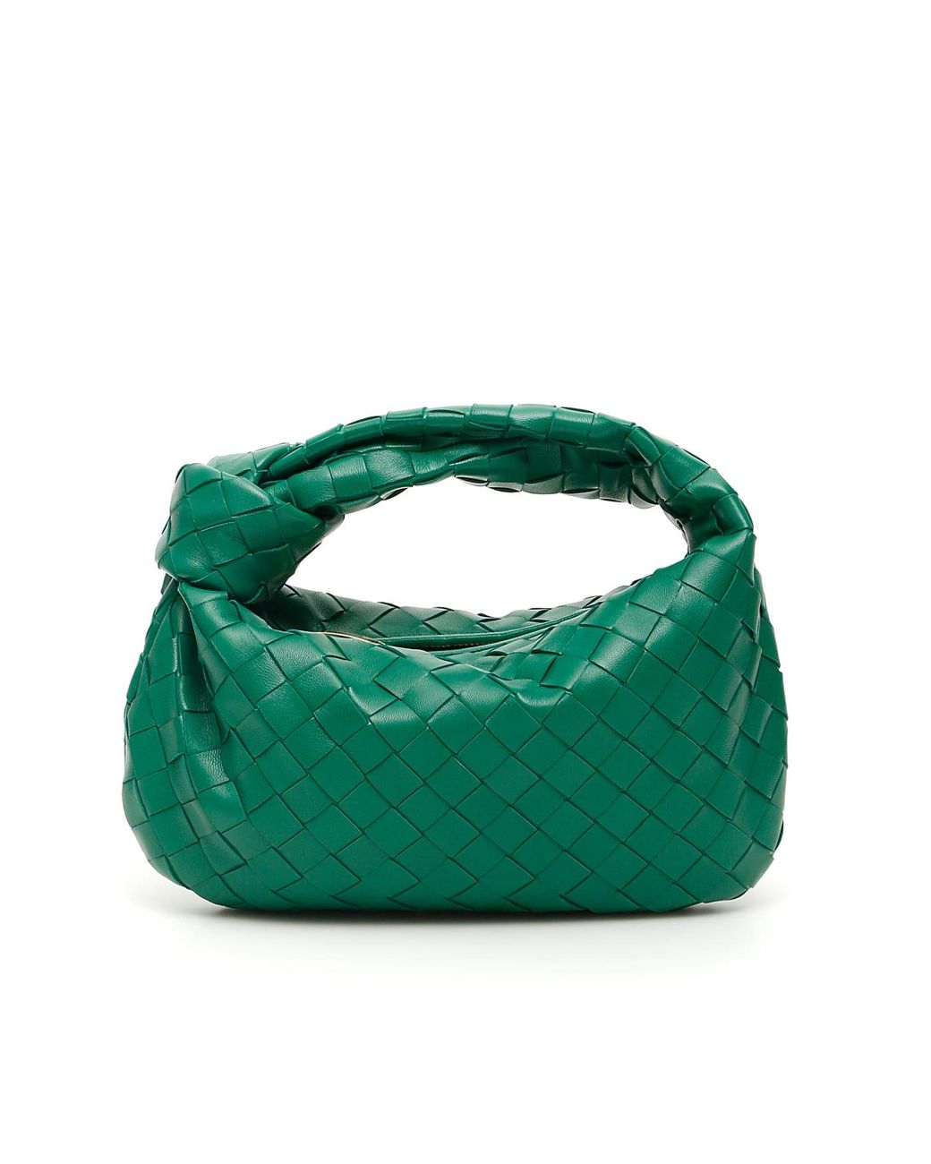 Bottega Veneta Bv Jodie Mini Leather Tote in Green | Lyst