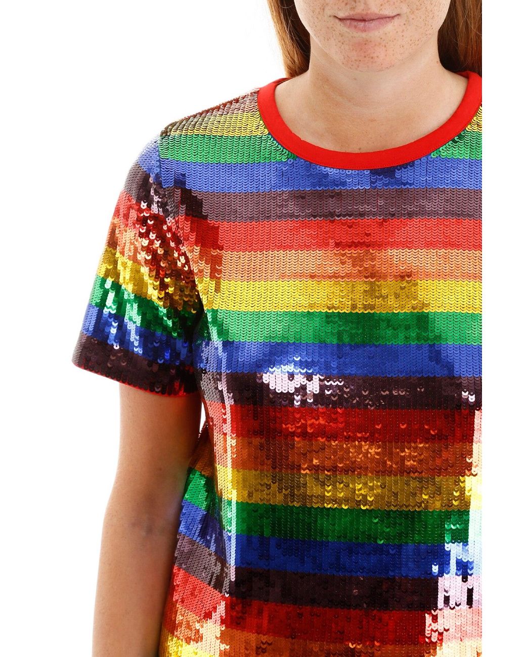 Michael Kors Rainbow Sequined Cotton 