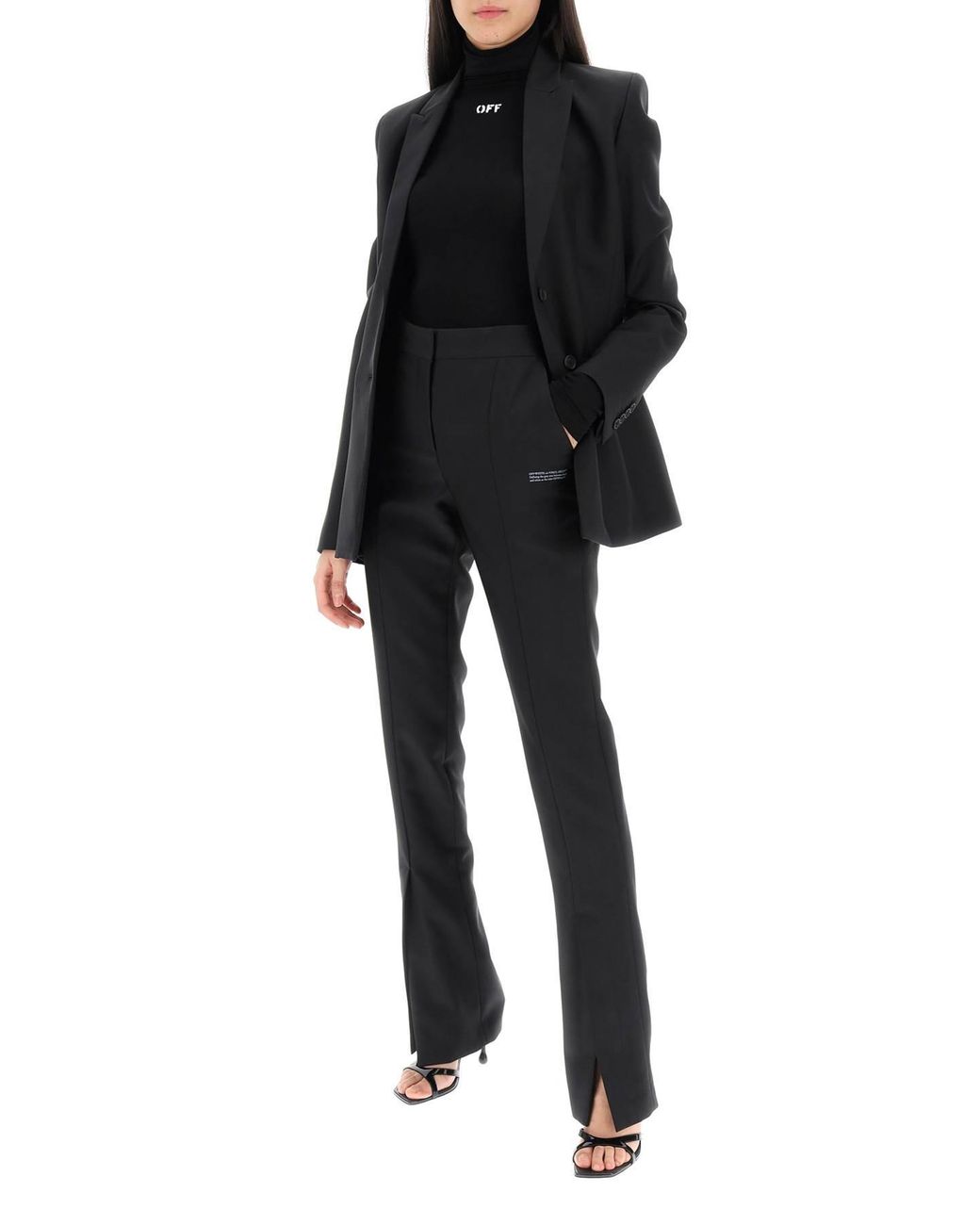 Off White c o Virgil Abloh Corporate Tailoring Pants in Blue Lyst UK