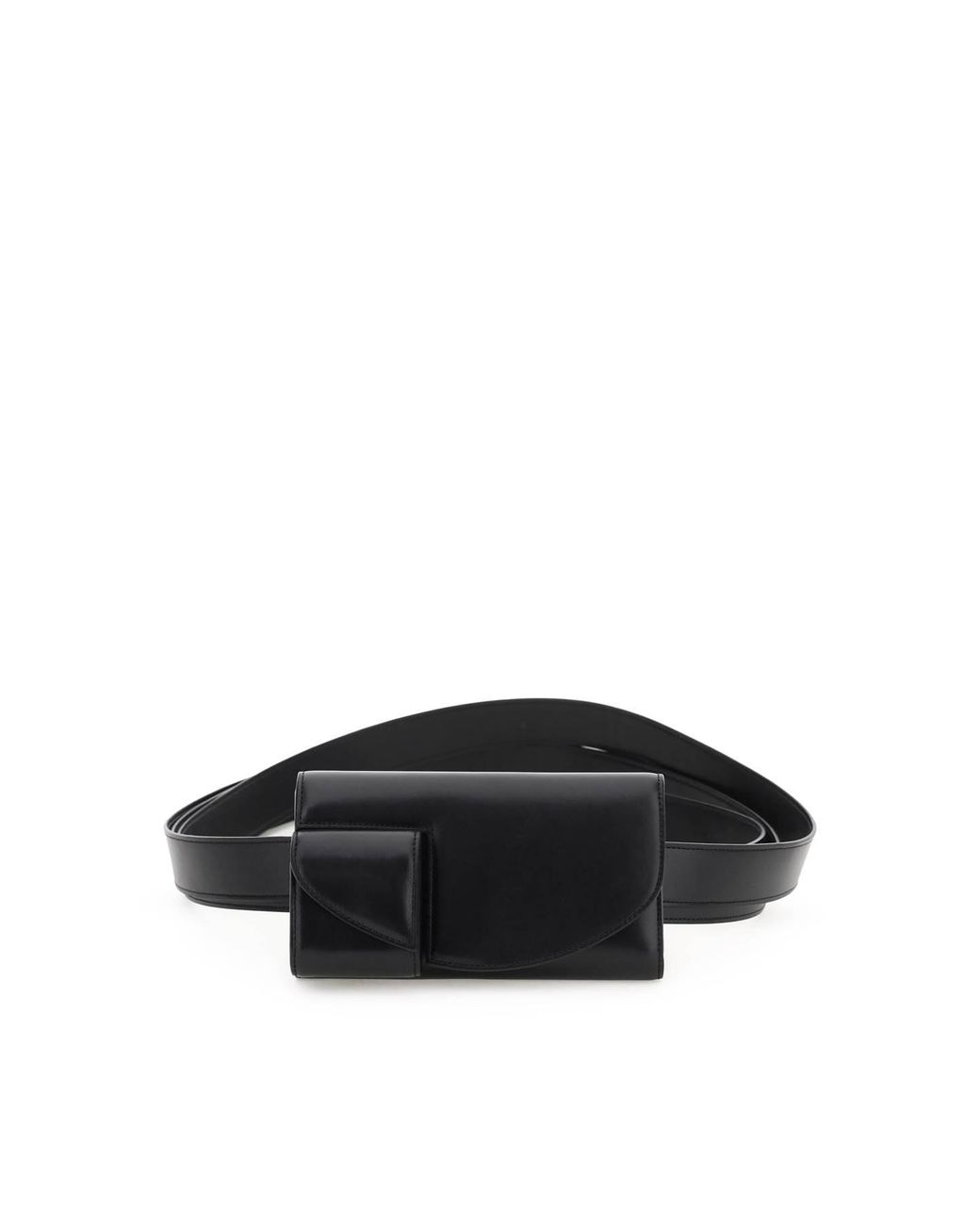 The Row Horizontal Belt Mini Bag in Black Lyst