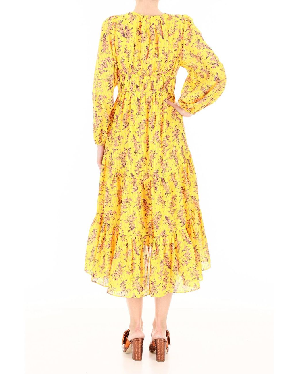Ulla Johnson Joan Dress in Yellow | Lyst