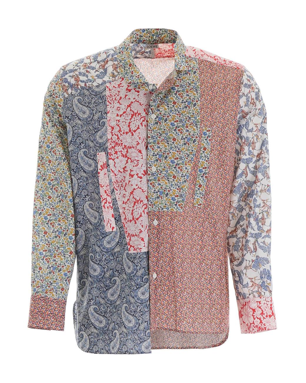loewe patchwork shirt