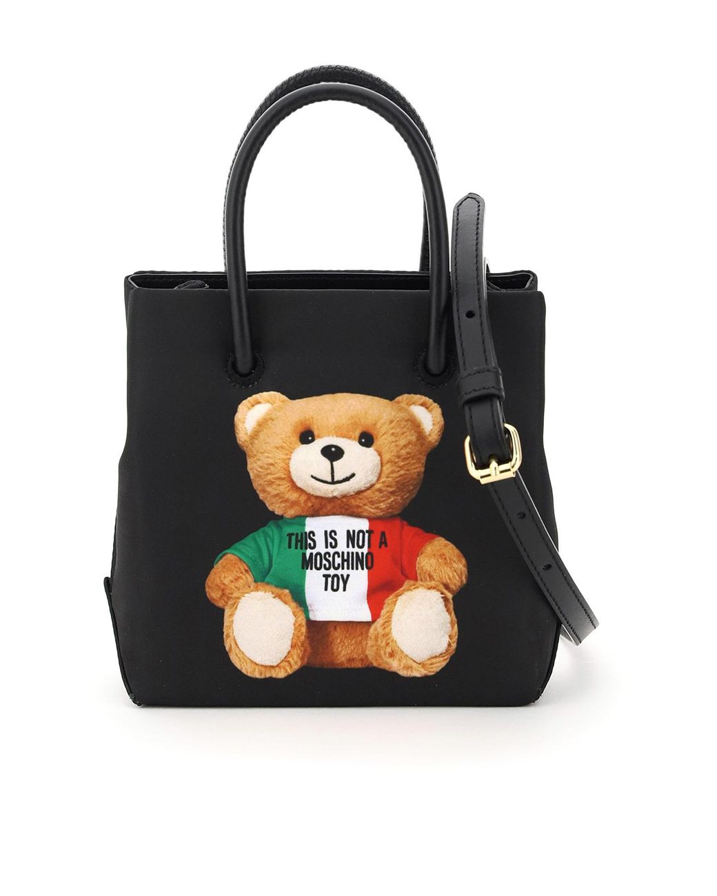 fluffy bear tote bag