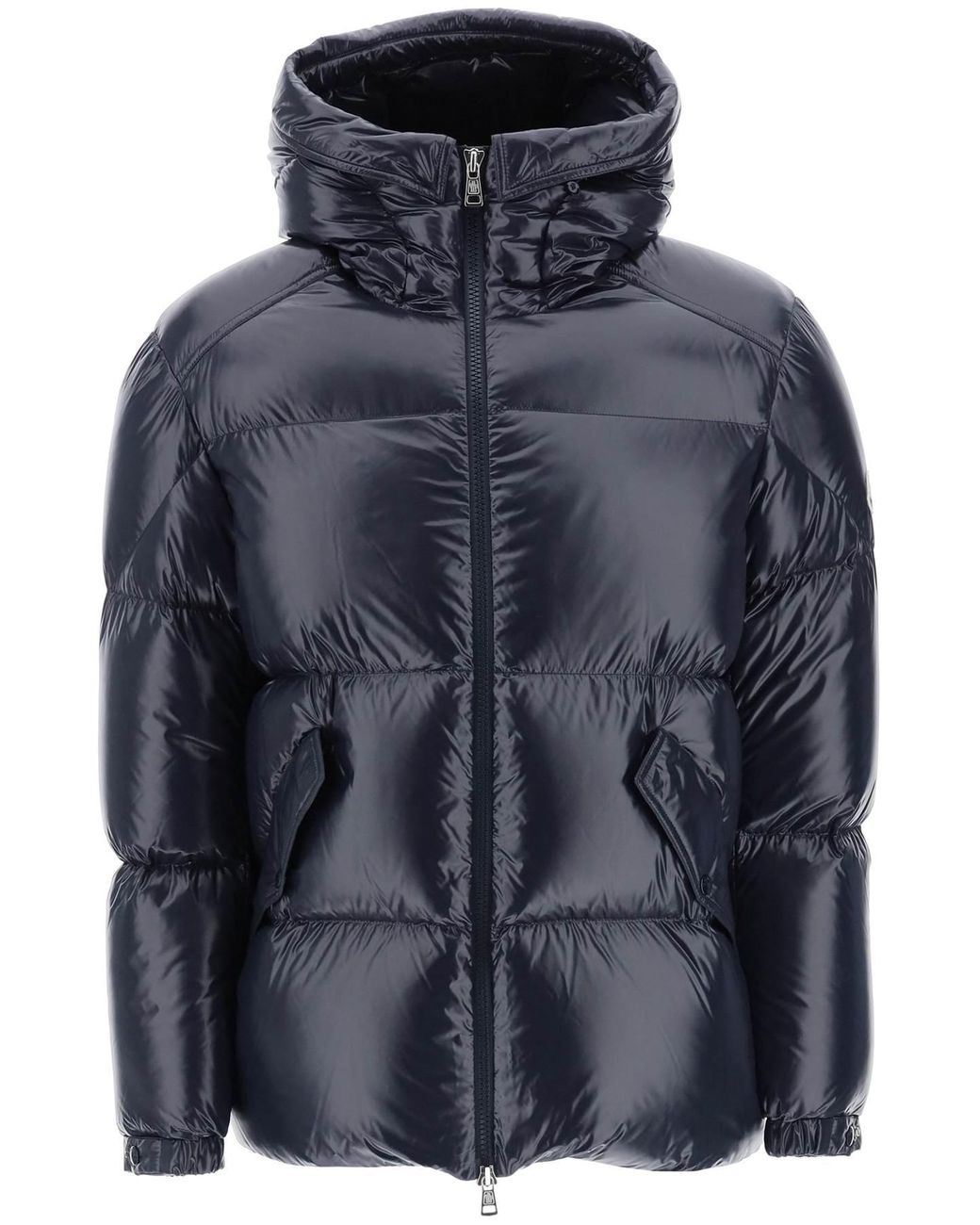 Moncler Basic Baise Short Hooded Puffer Jacket in Black for Men | Lyst UK