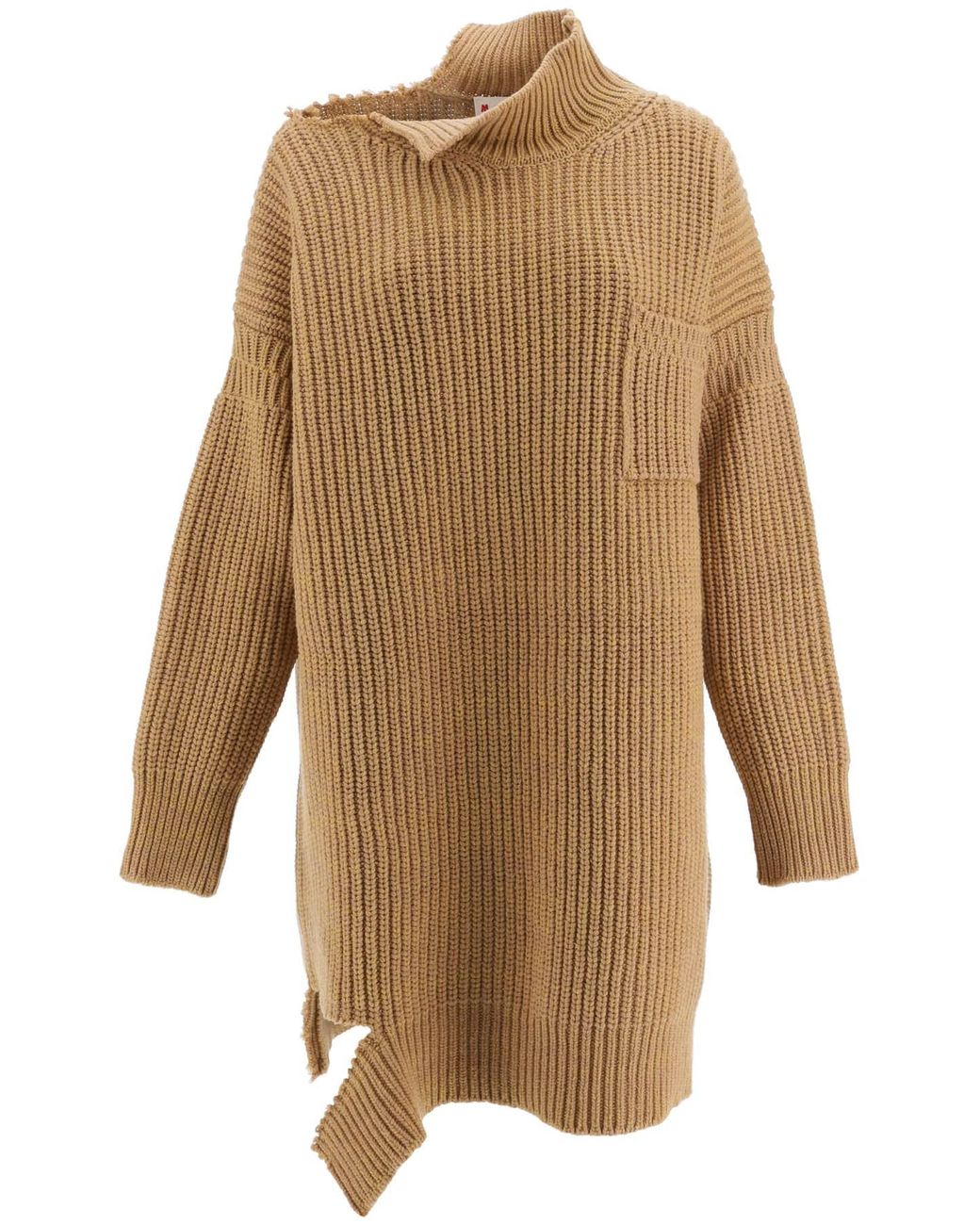 Marni Wool Sweater With Timeworn Effect Brown Save 21 Lyst