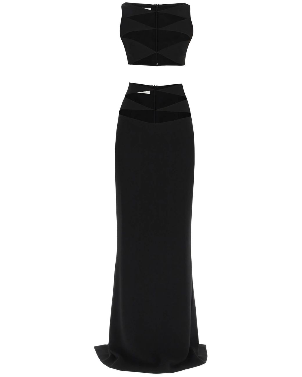Monot Twopiece Dress With Cutout Detailing in Black Lyst