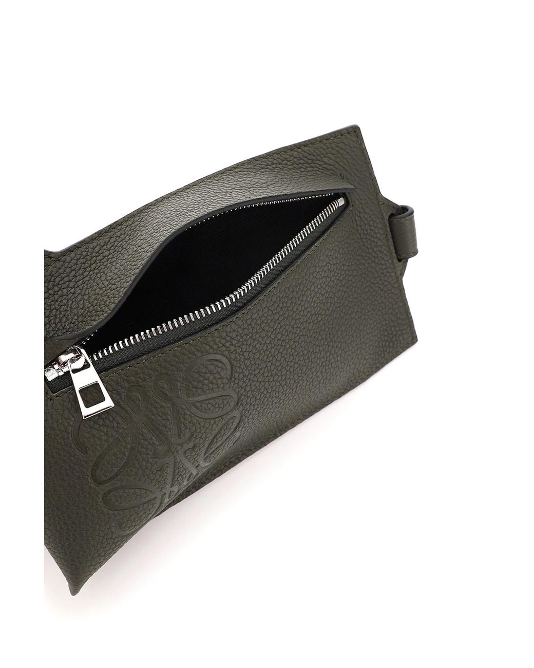 Loewe Vertical T Pocket Bag Os Leather in Green for Men | Lyst