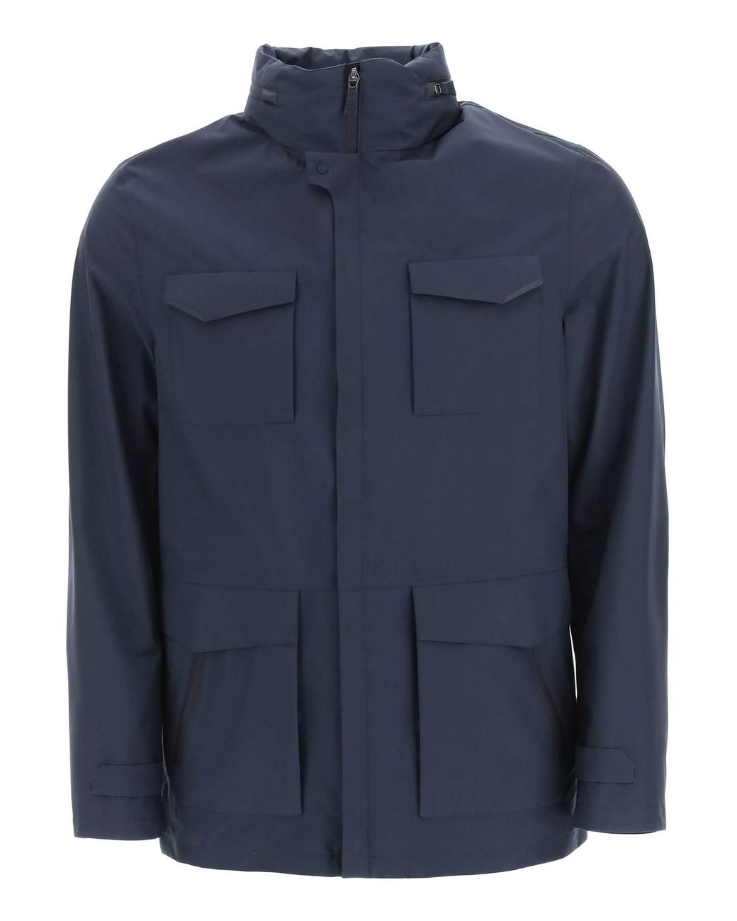 Herno Laminar Gore-tex Field Jacket in Blue for Men | Lyst