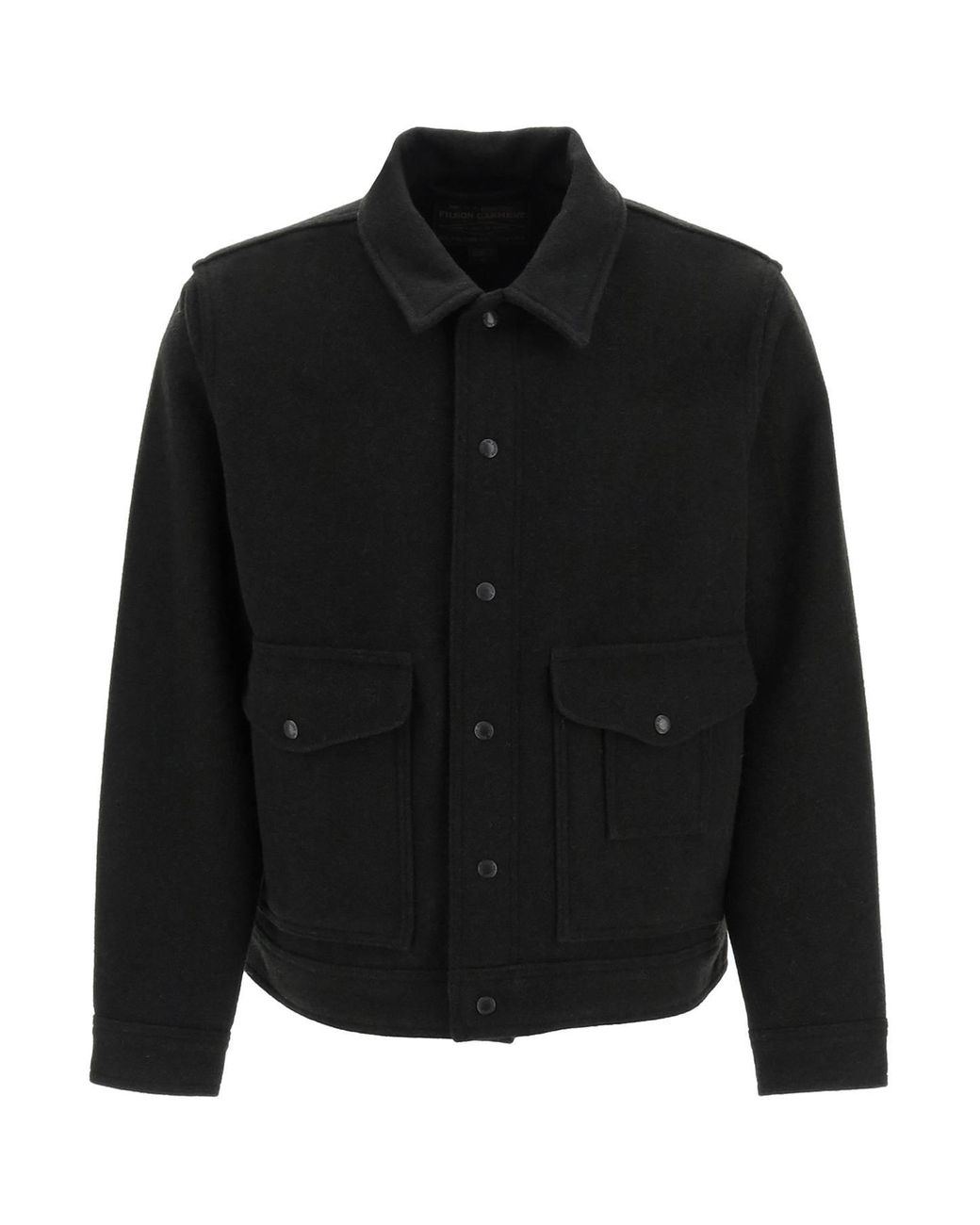 Filson Mackinaw Wool Jacket in Black for Men Lyst