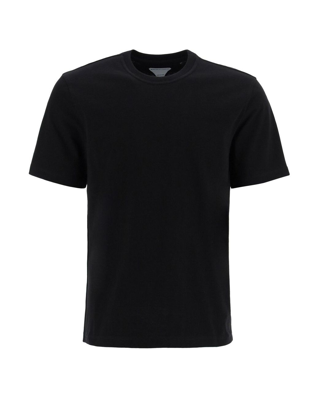 Bottega Veneta Cotton Basic T-shirt in Black for Men - Lyst