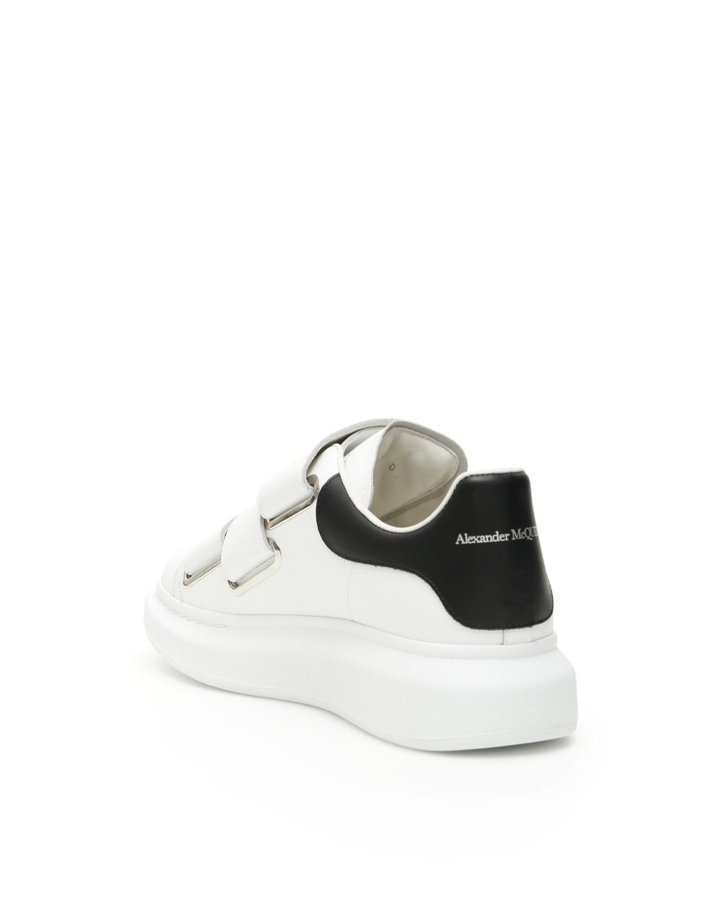 Alexander McQueen Oversized 3 Strap Sneakers in White for Men | Lyst