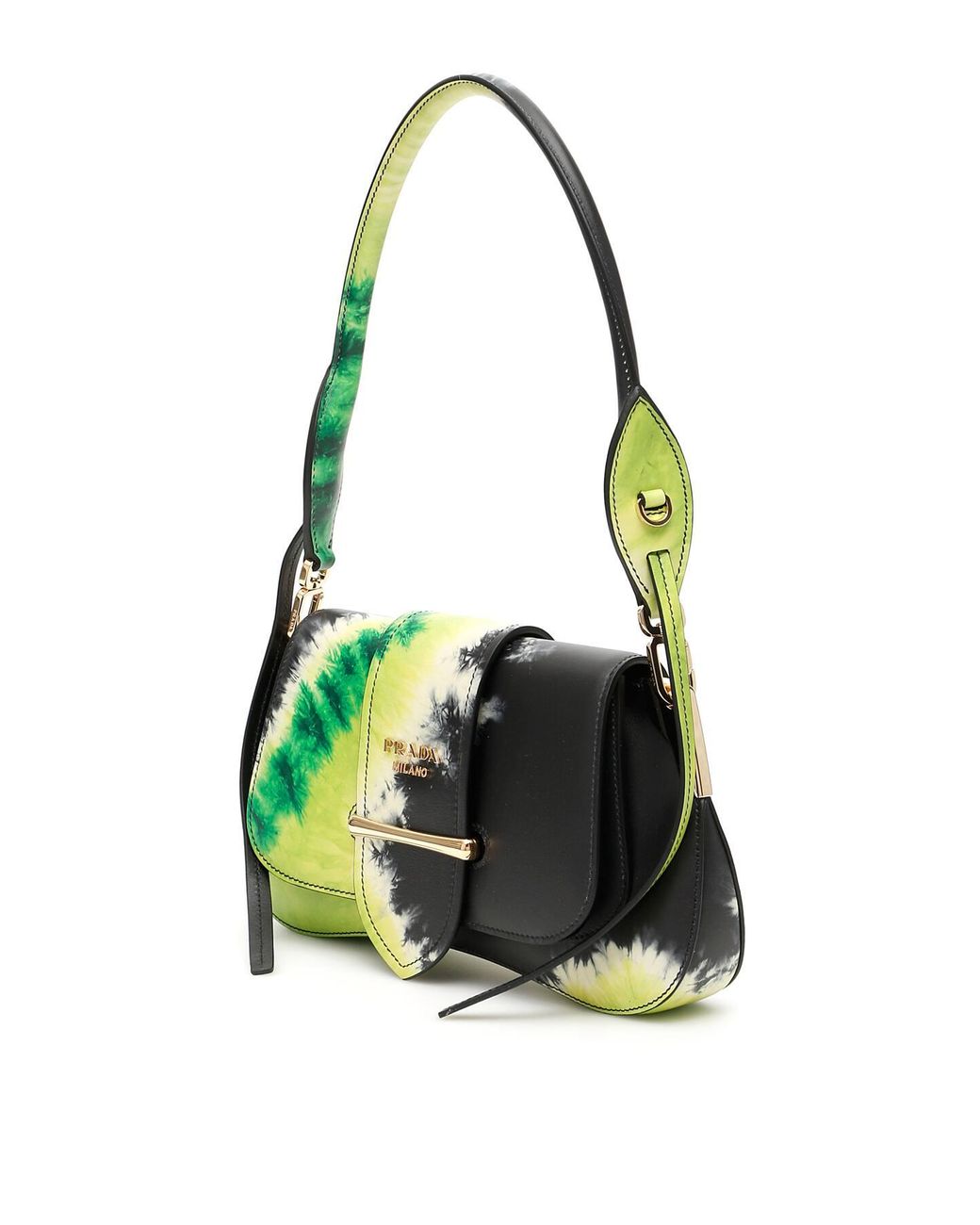 Prada Tie-dye Sidonie Bag in Green | Lyst