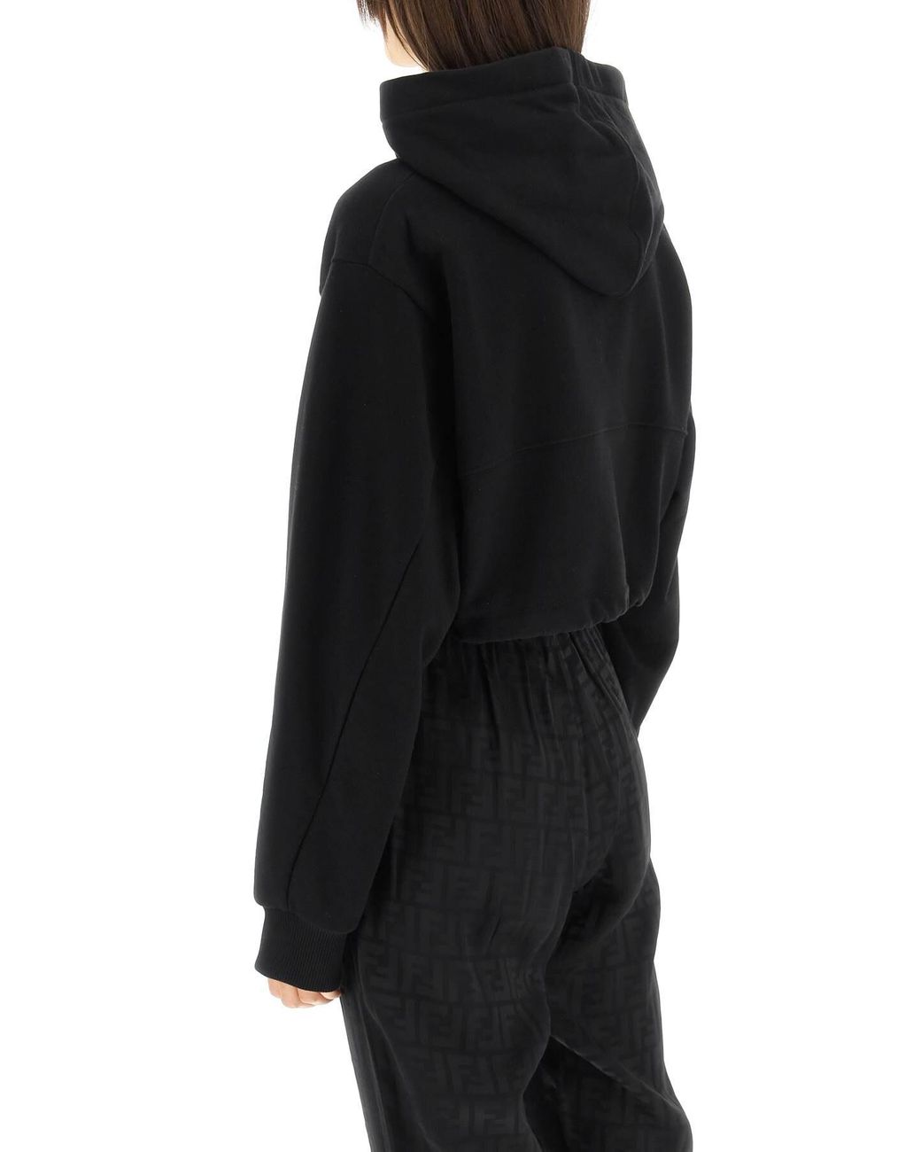 Fendi cropped hoodie sale