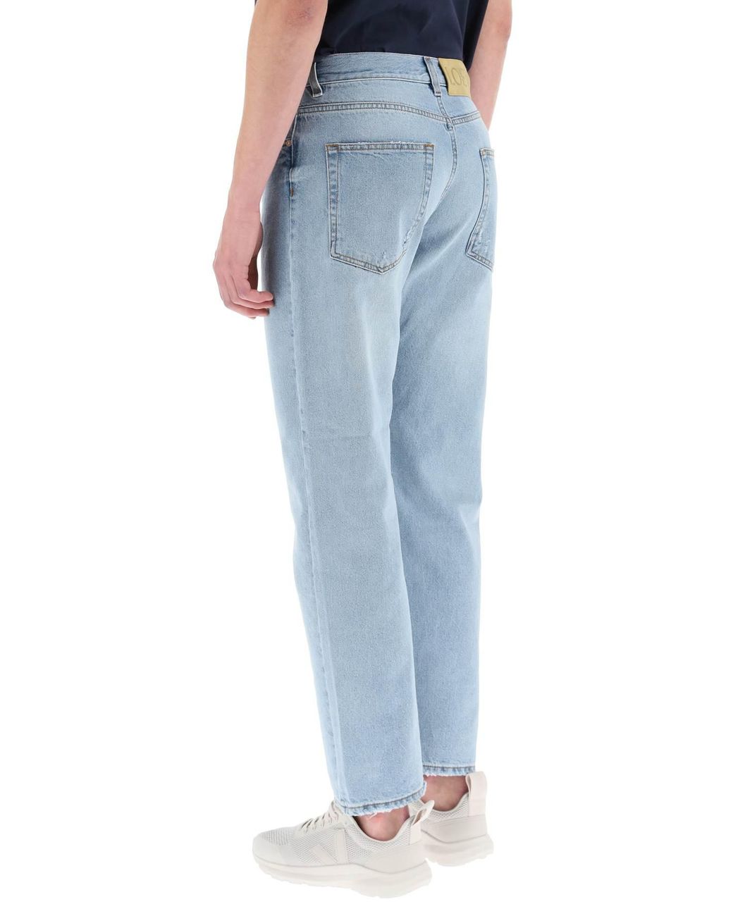 Loewe Denim Light Wash Tapered Jeans in 