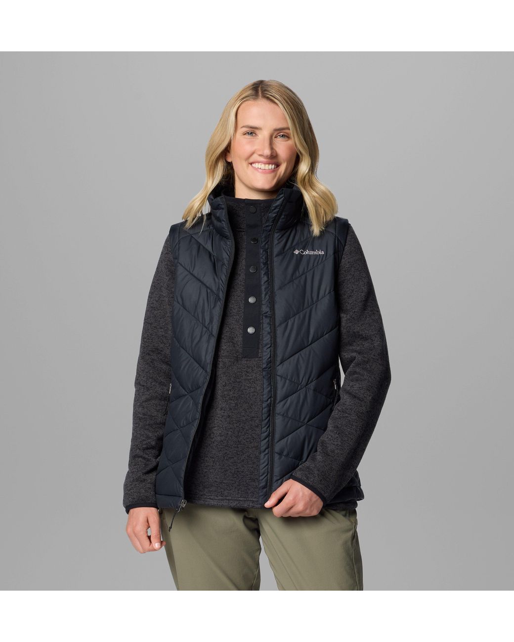 Columbia Blue S Heavenly Ii Insulated Puffer Vest