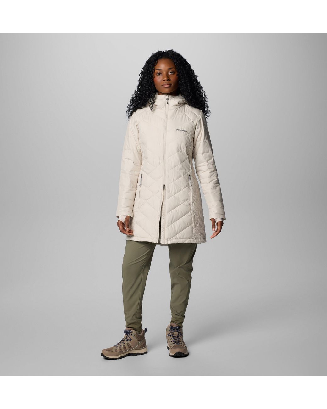 Columbia Natural S Heavenly Long Hooded Puffer Jacket