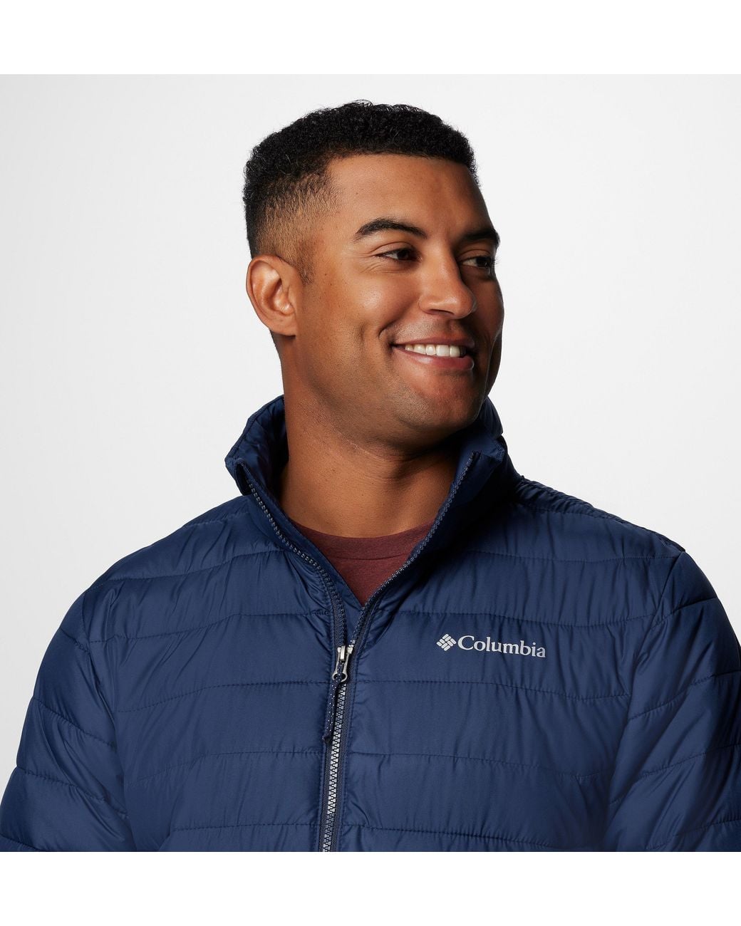 Columbia Blue Powder Lite Ii Jacket for men
