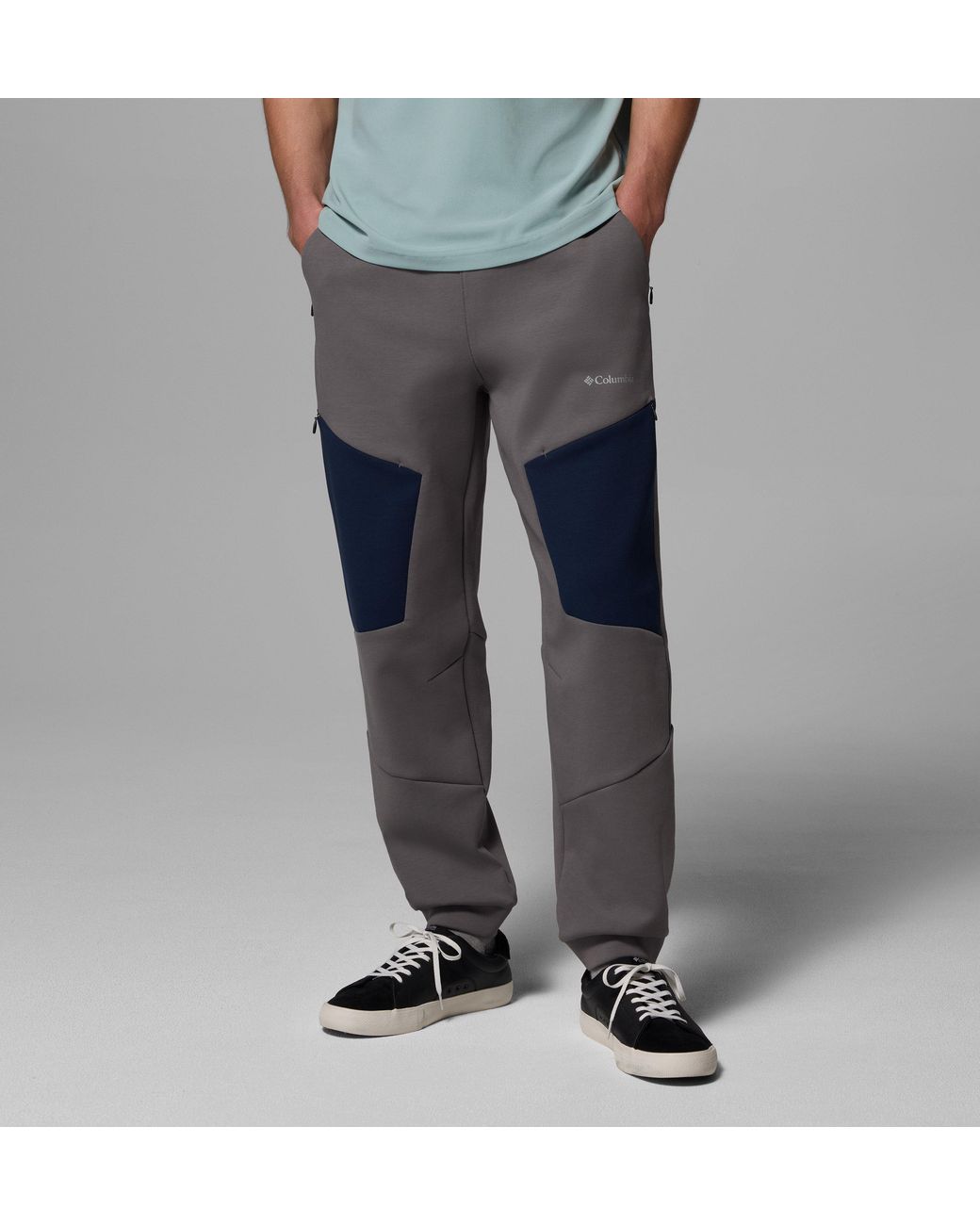 Columbia Gray Columbia Tech Spacer Knit Trousers for men