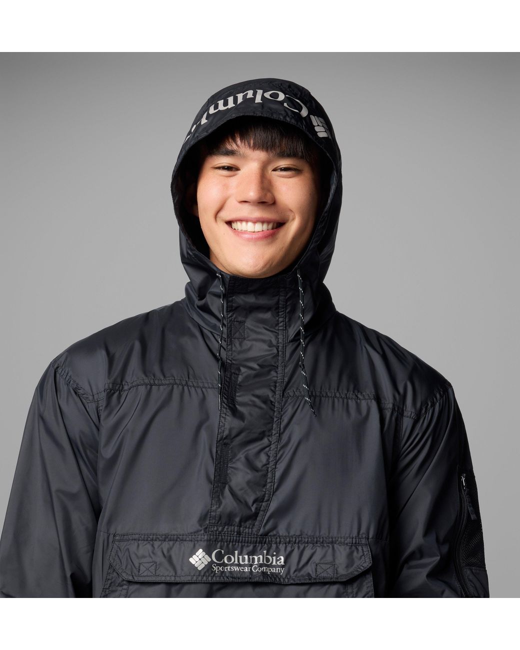 Columbia Black Challenger Ii Windbreaker for men