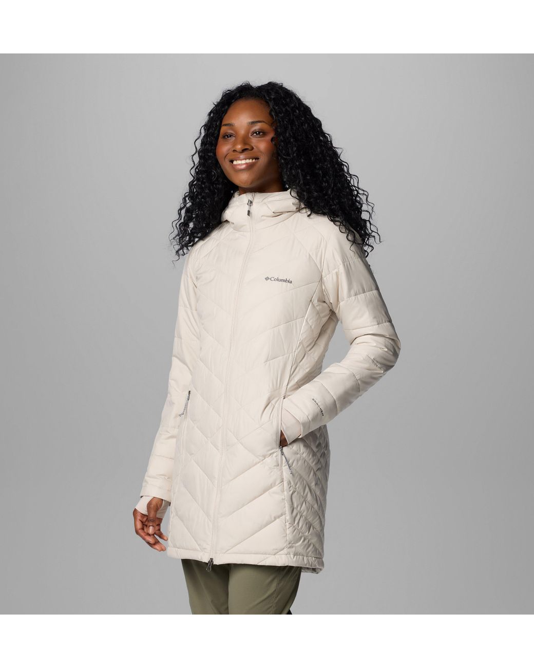 Columbia Natural S Heavenly Long Hooded Puffer Jacket
