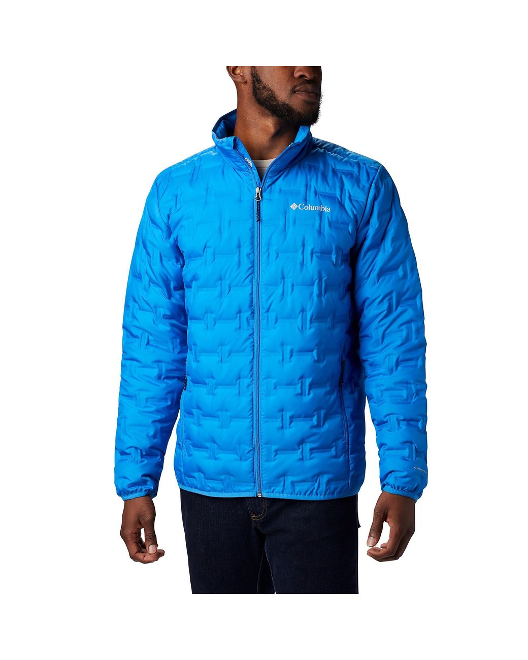 Columbia Delta Ridge Down Jacket in Azure Blue (Blue) for Men - Save 63% - Lyst