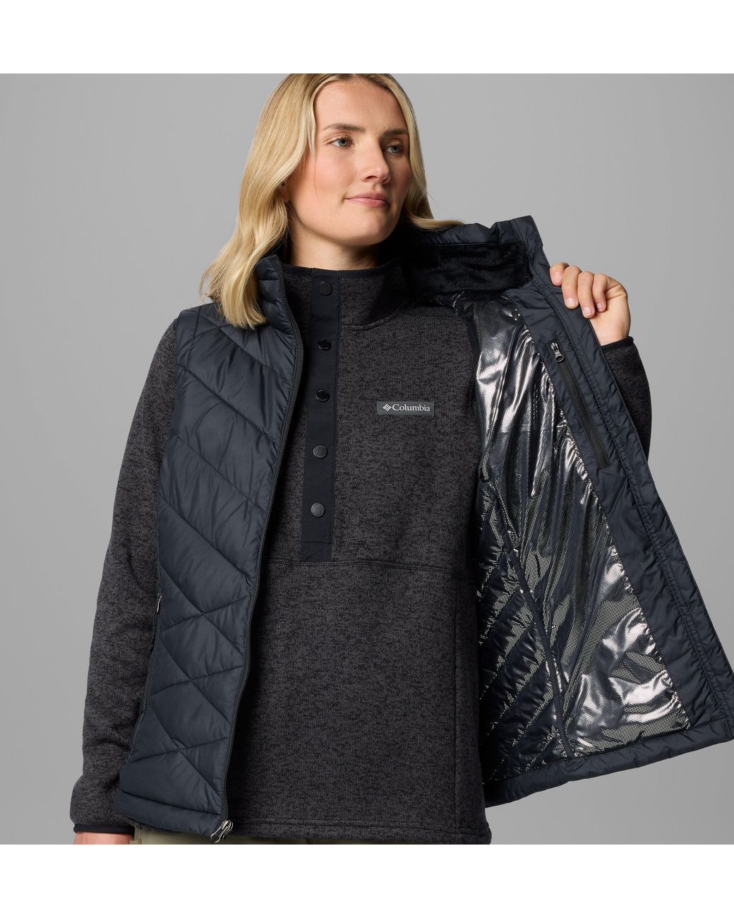 Columbia Blue S Heavenly Ii Insulated Puffer Vest