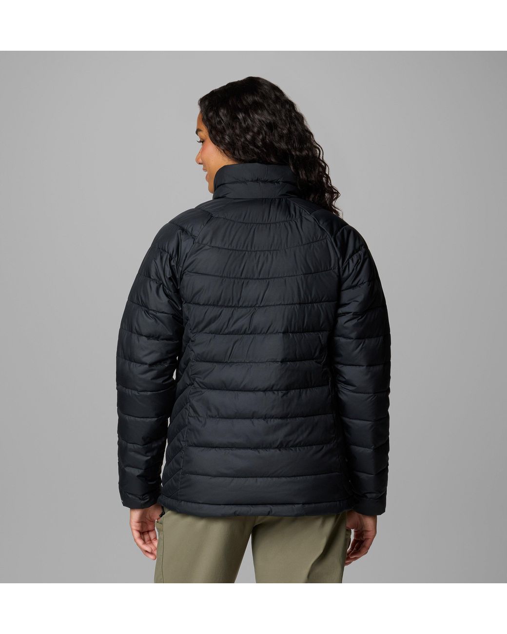 Columbia Black S Powder Lite Ii Full Zip Jacket