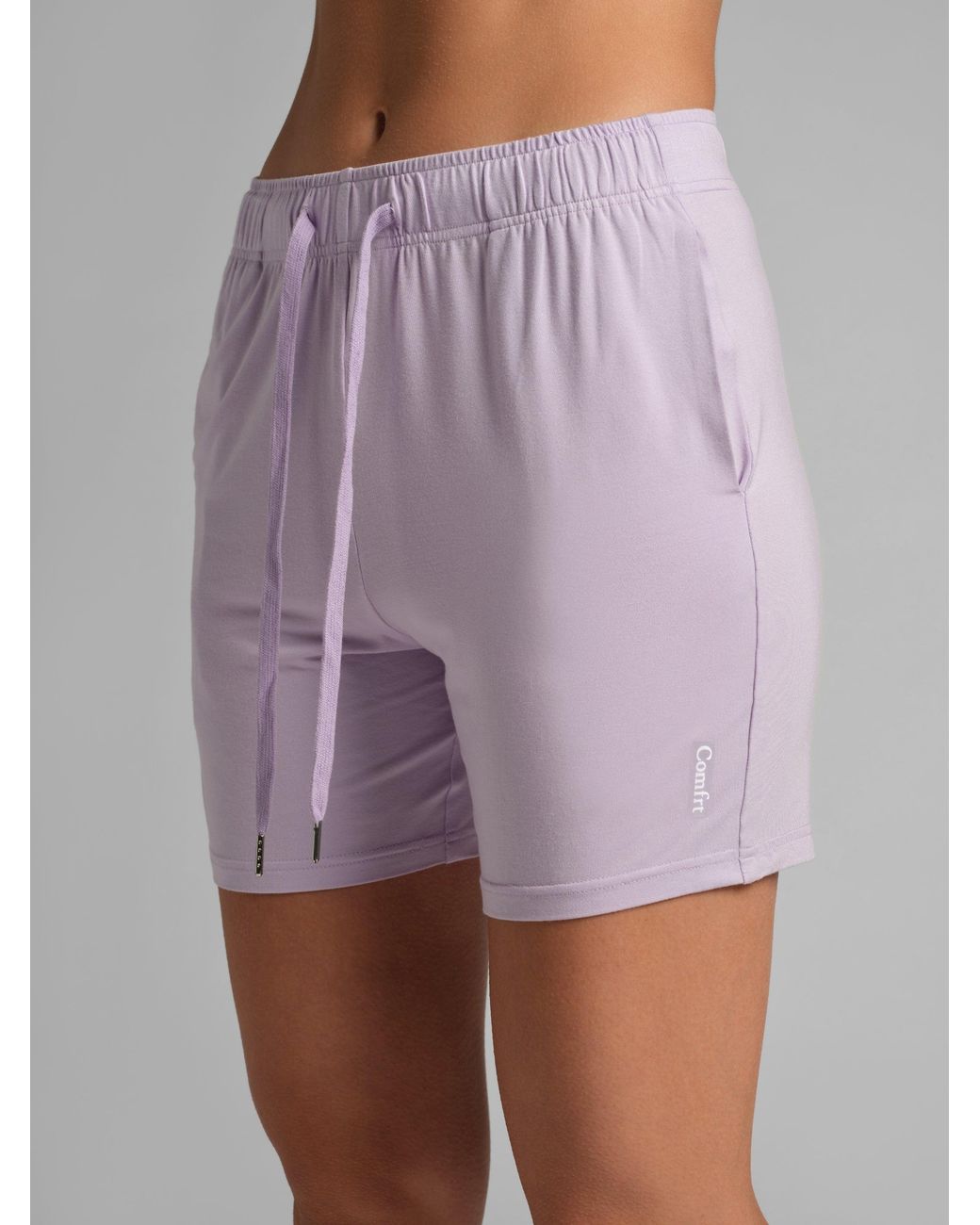 Comfrt Purple Cloud Lounge Shorts
