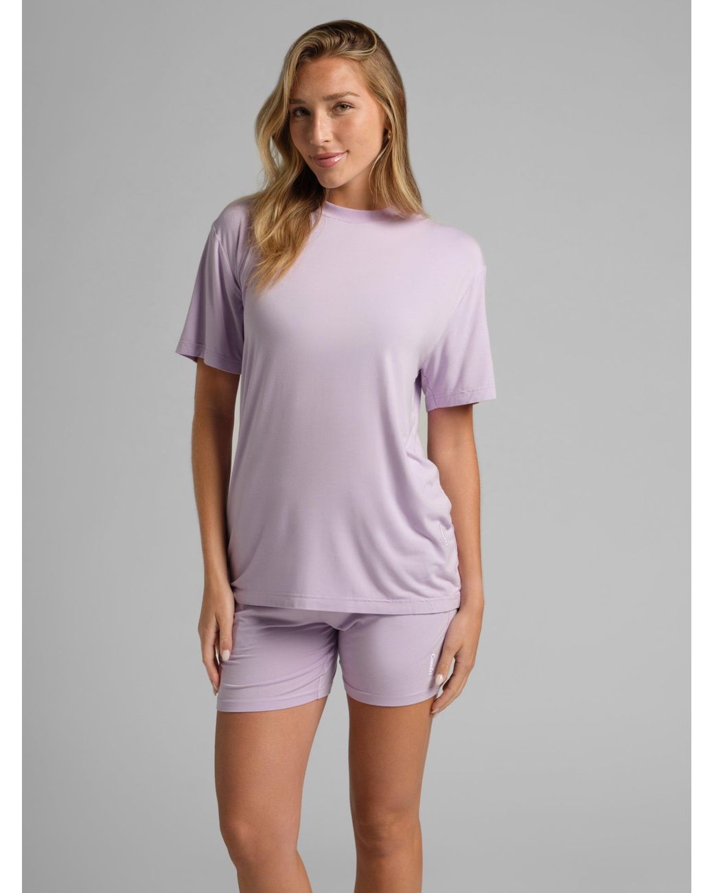 Comfrt Purple Cloud Lounge Shorts