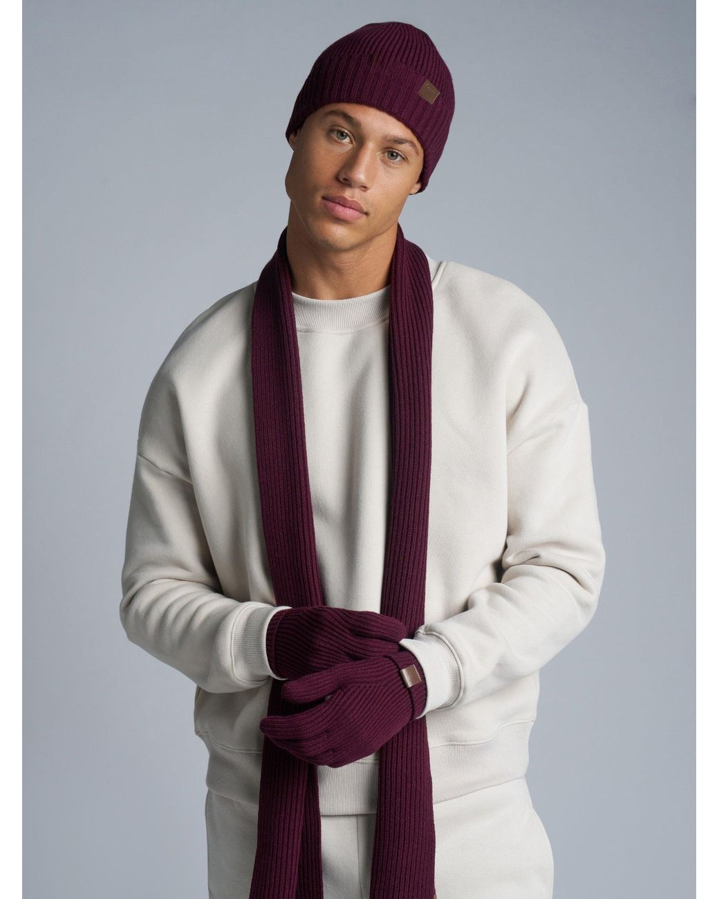 Comfrt Purple Winter Accessories Set