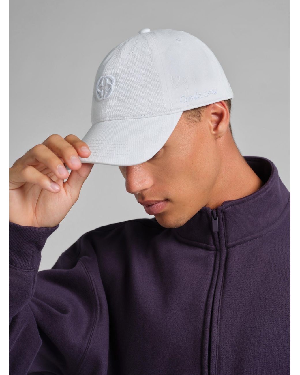 Comfrt White Icon Cap