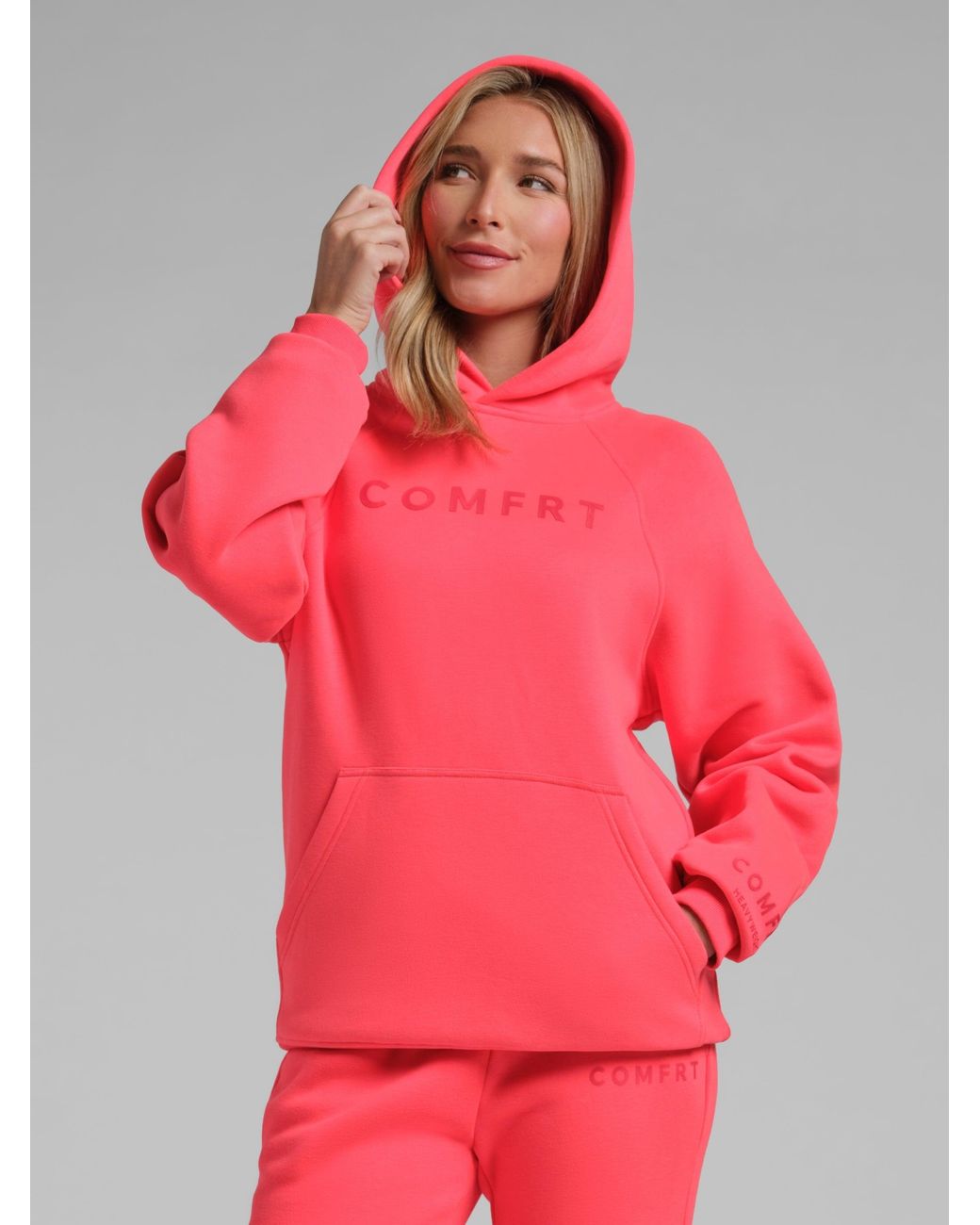 Comfrt Red Tranquil Hoodie