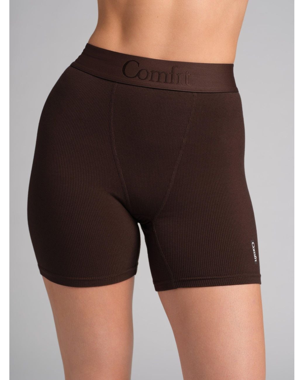 Comfrt Black Rib Contour Boxer